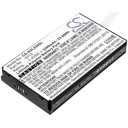 Replacement For Cameron Sino Cs-Adl220Sl Battery